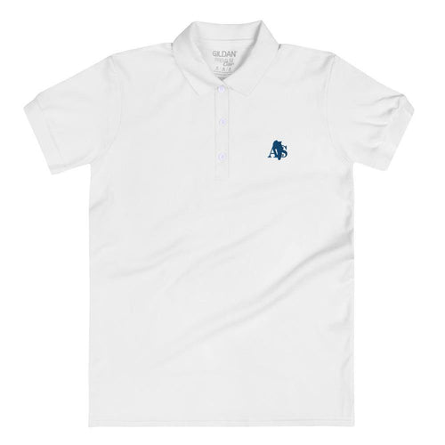Alkebulan Supply Dana Blue Logo Embroidered Women's Polo Shirt - Alkebulan Supply